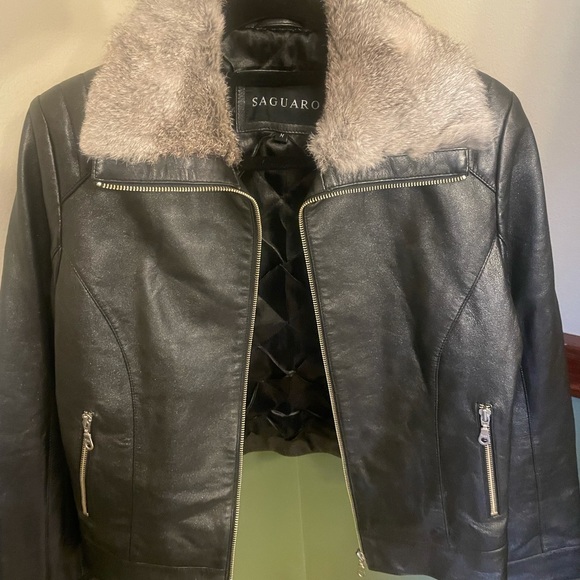 Women’s Leather jacket size M - Picture 1 of 7
